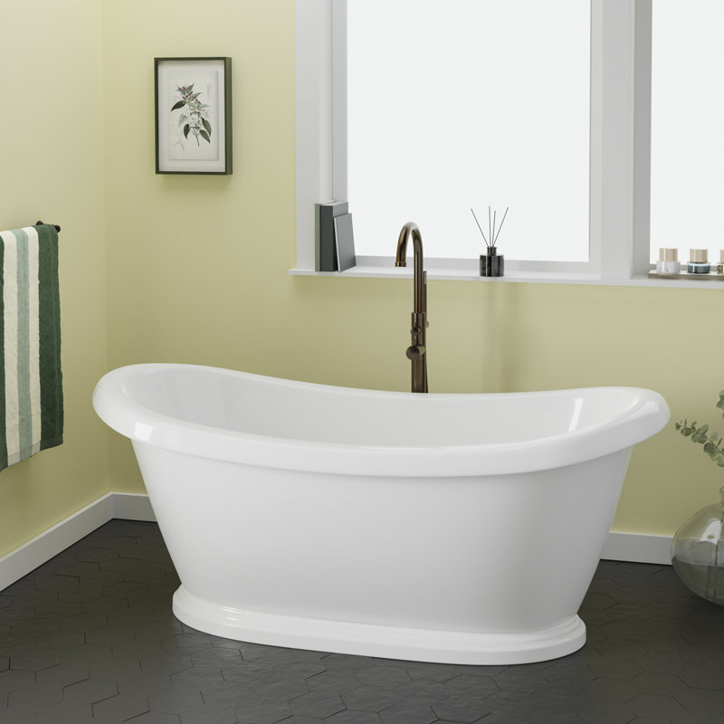 Barclay 70" x 31" Pedestal Soaking Bathtub Wayfair